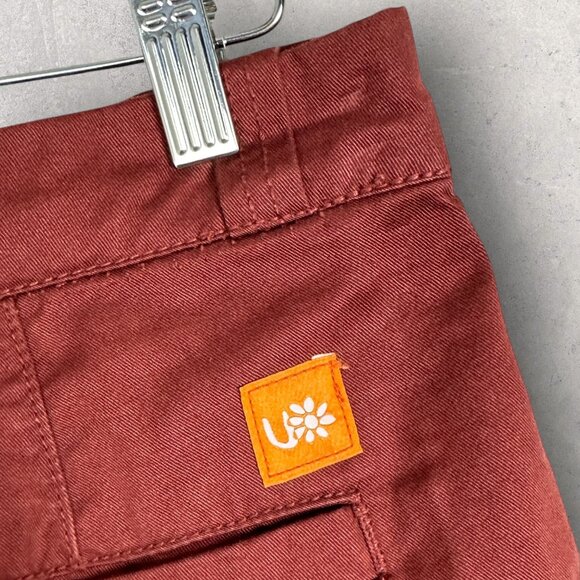 Urban Outfitters Chino Skate Pants Maroon Wine Red Mens Size 32‎ x 32 Wide Leg - Picture 6 of 12